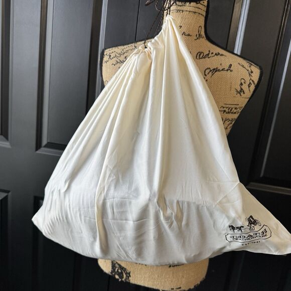 Coach Sophia Black Gathered Leather Handbag Purse Excellent Condition Used - Picture 12 of 13